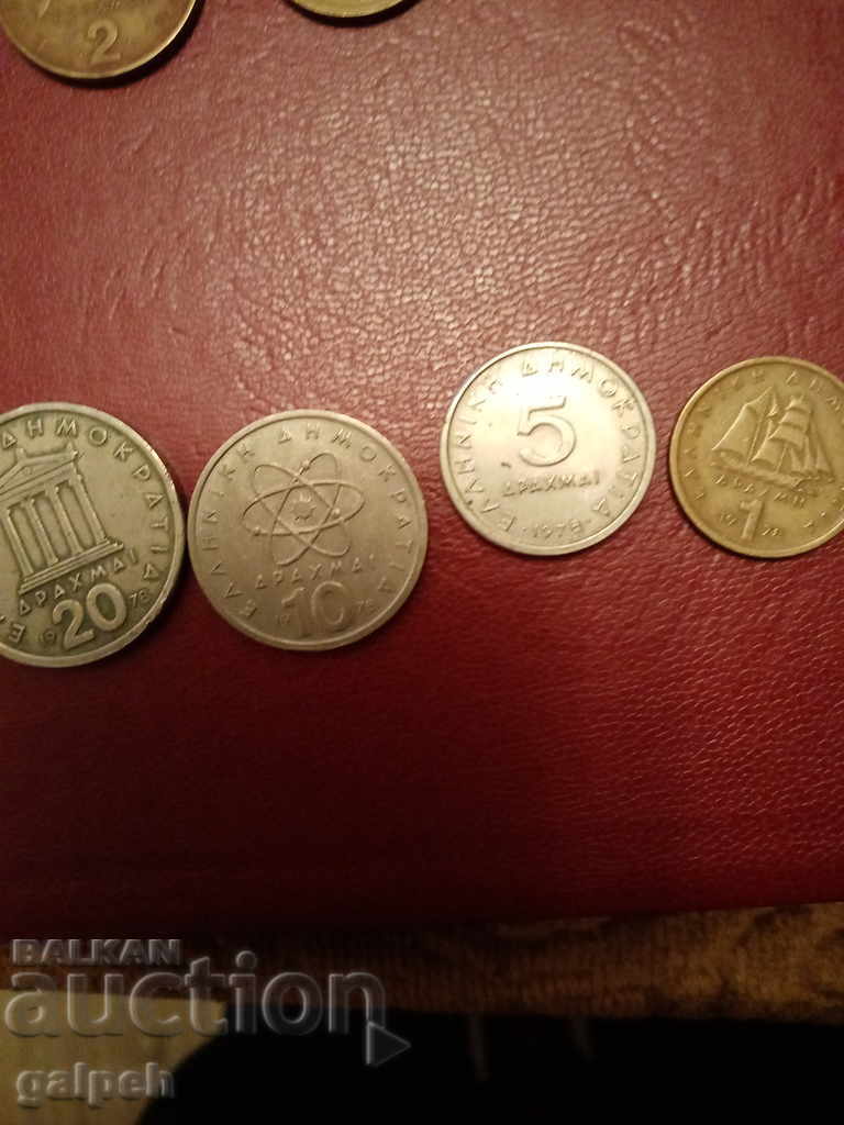 LOT NEW GREECE 1976/78 - 10 pcs. - BGN 4.25. - 5