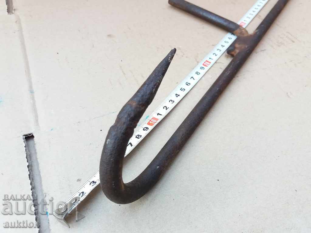 FORGED DOUBLE HOOK, BRACKET - 6 FORGED DOUBLE HOOK, BRACKET - 6