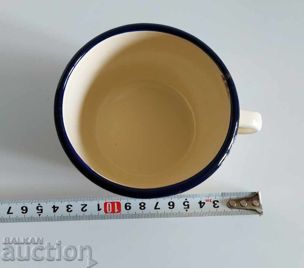 Auction  SOC UNUSED ENAMELED POT GLASS COURT ENAMEL FROM SOCA PRC