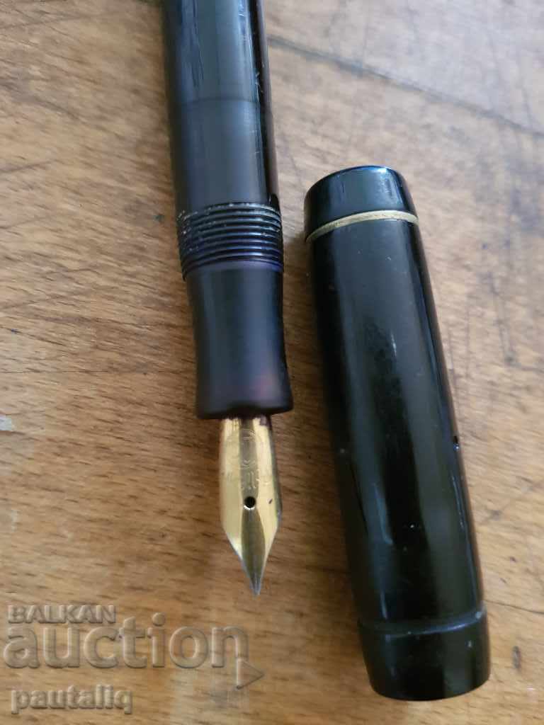 OLD KAVEKO PEN WITH GOLDEN PELICAN NIBBLE - 5 OLD KAVEKO PEN WITH GOLDEN PELICAN NIBBLE - 5