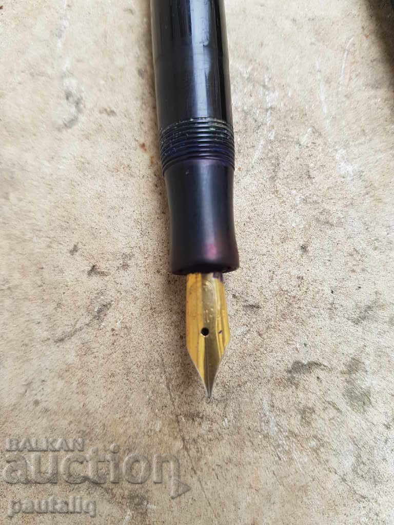 OLD KAVEKO PEN WITH GOLDEN PELICAN NIBBLE - 6 OLD KAVEKO PEN WITH GOLDEN PELICAN NIBBLE - 6