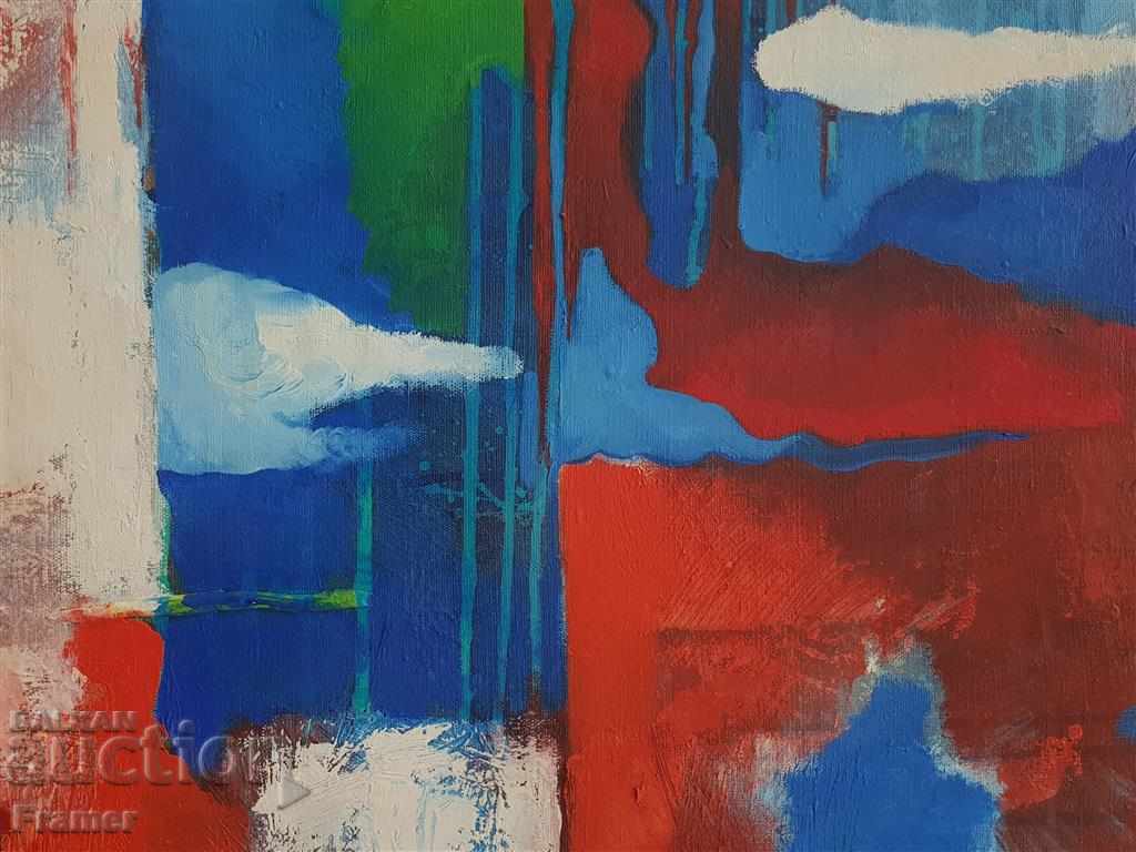 Large painting by Vladimir Penev Spaces 2005 oil - 5 Large painting by Vladimir Penev Spaces 2005 oil - 5