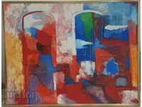 Large painting by Vladimir Penev, Spaces, 2005, oil