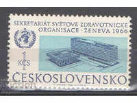1966. Cehoslovacia. Deschiderea sediului OMS, Geneva