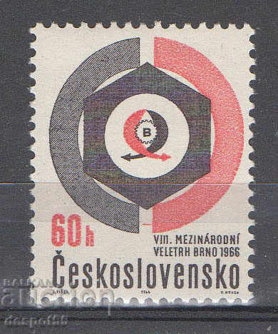 1966. Τσεχοσλοβακία. Διεθνής Έκθεση - Μπρνο.