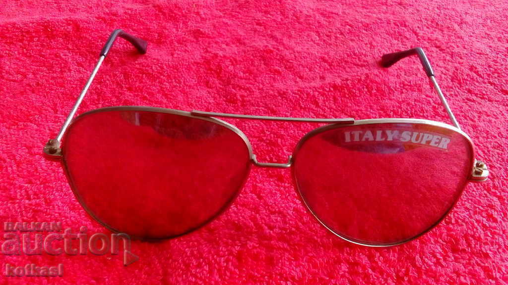 Слънчеви очила метални огледални стъкла Италия