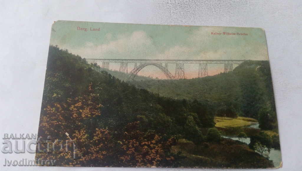Carte poștală Berg. Land Kaiser-Wilhelm-Brücke