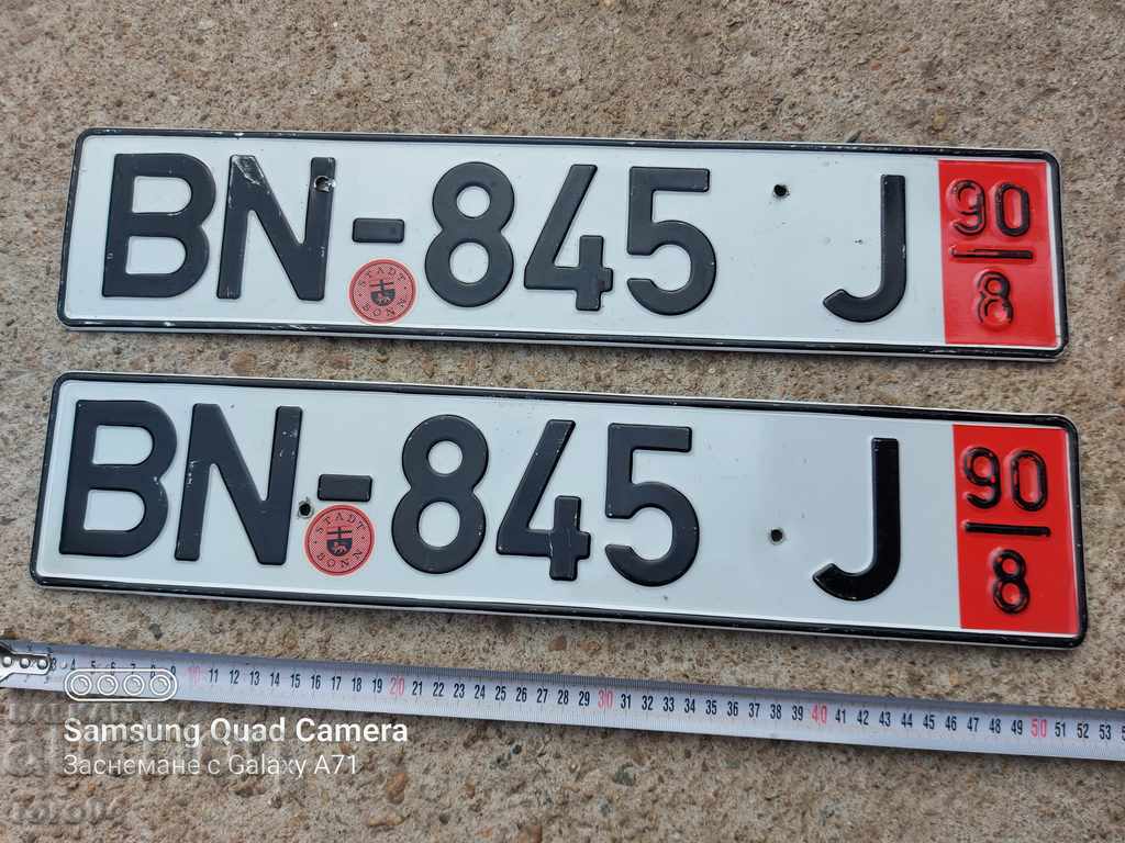 Auction PLATES - GERMANY Auction PLATES - GERMANY