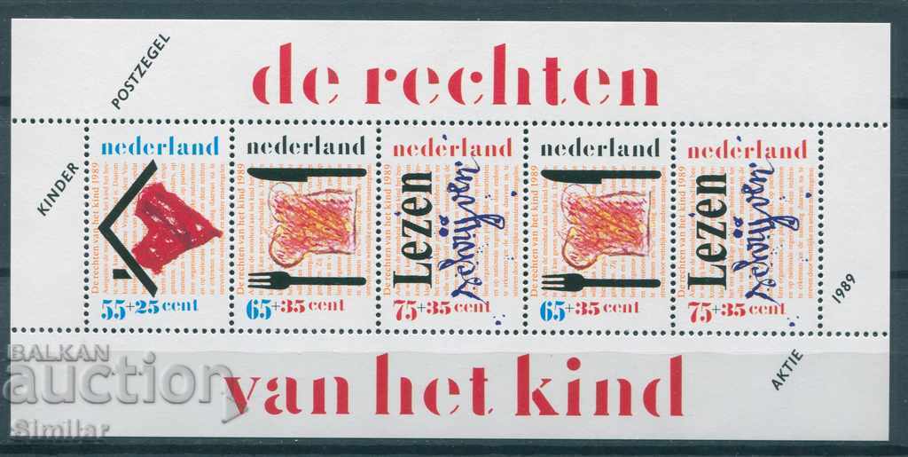 Auction The Netherlands 1985, 1989 - MnH - 2 blocks Auction The Netherlands 1985, 1989 - MnH - 2 blocks