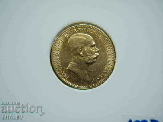 10 Corona 1909 Austria - AU (gold) - 7