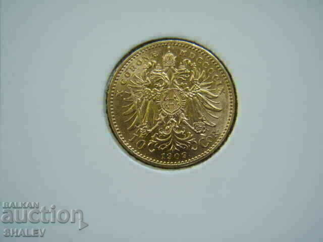 10 Corona 1909 Austria - AU (gold)