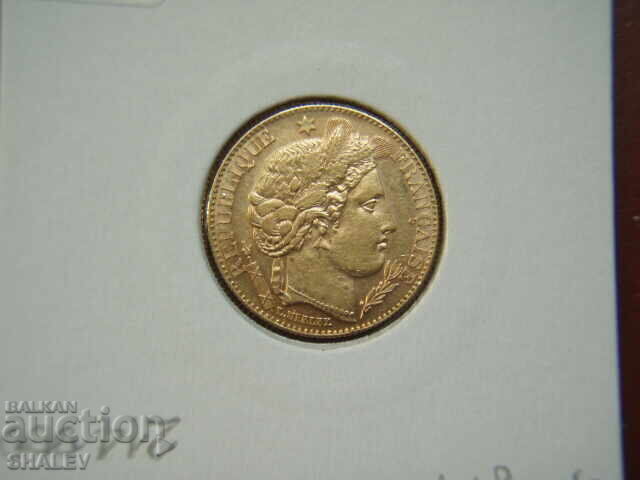 10 Francs 1895 France /2/ - XFAU (gold) - 5 10 Francs 1895 France /2/ - XFAU (gold) - 5