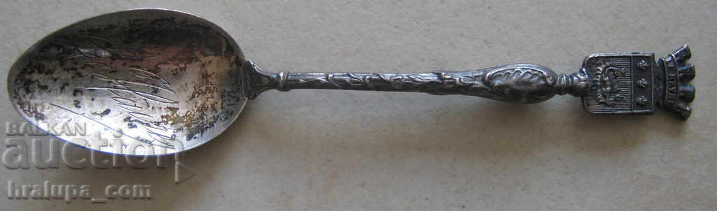 France Le Havre coat of arms old silver monogram spoon with price 25.00 BGN | € 12.78 France Le Havre coat of arms old silver monogram spoon with price 25.00 BGN | € 12.78