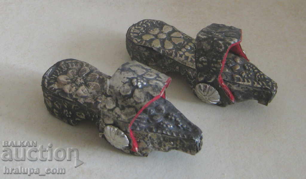 Old miniature decorated slippers souvenir handmade with price 10.00 BGN | € 5.11 Old miniature decorated slippers souvenir handmade with price 10.00 BGN | € 5.11