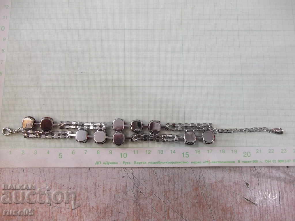 Hand chain with red stones imitation jewelry - 6 Hand chain with red stones imitation jewelry - 6