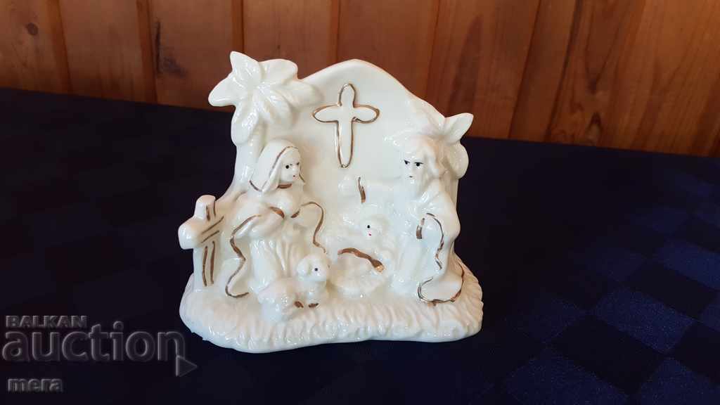 Porcelain figurine with a religious motif