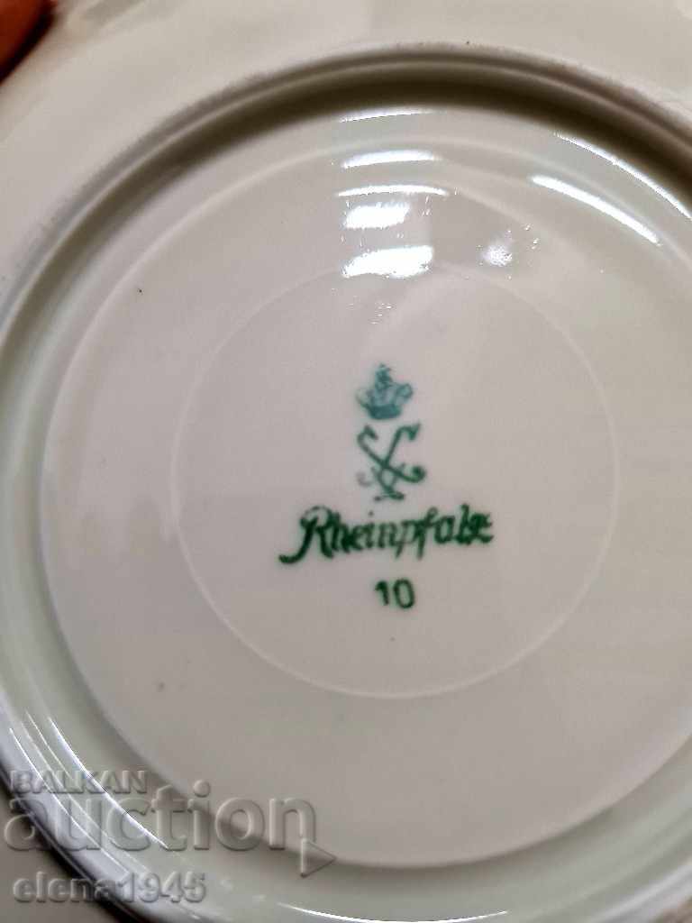 Auction Rheinpfalz porcelain plates Auction Rheinpfalz porcelain plates
