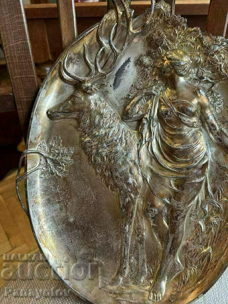 Licitație PLĂUTA DECORATIVA FRANTA ARGINT DIANA AFRODIT VÂNĂTOARE CPRIVĂ Licitație PLĂUTA DECORATIVA FRANTA ARGINT DIANA AFRODIT VÂNĂTOARE CPRIVĂ