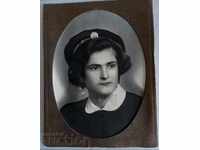 СТАРА СНИМКА ПОРТРЕТ ФОТОГРАФИЯ КАРТОН