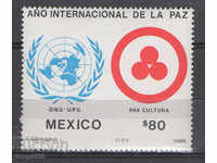 1986. Mexic. Anul internațional al păcii.