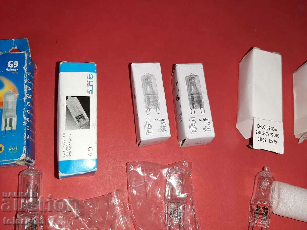 Halogen Lamps Bulbs 220V,60W,33W,28W,25W,G9-6pcs with price 12.00 BGN | € 6.14 Halogen Lamps Bulbs 220V,60W,33W,28W,25W,G9-6pcs with price 12.00 BGN | € 6.14