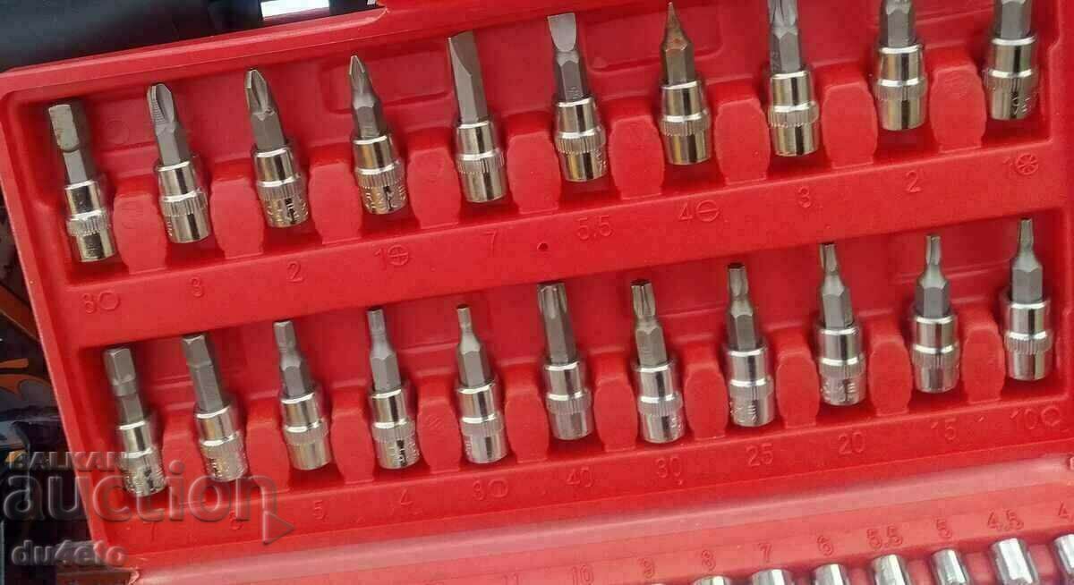 Σετ εργαλειοθήκης Gedore καστάνια και άκρο - 7