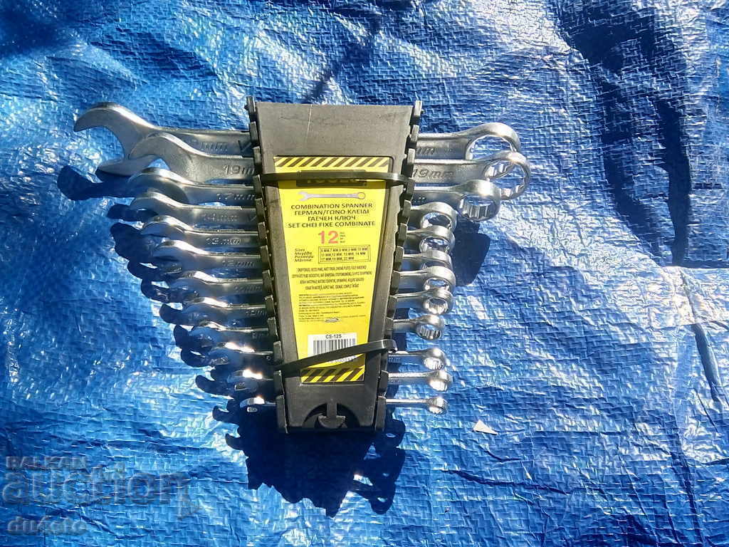 Spanners 12 pieces 6-22 mm. - 5 Spanners 12 pieces 6-22 mm. - 5