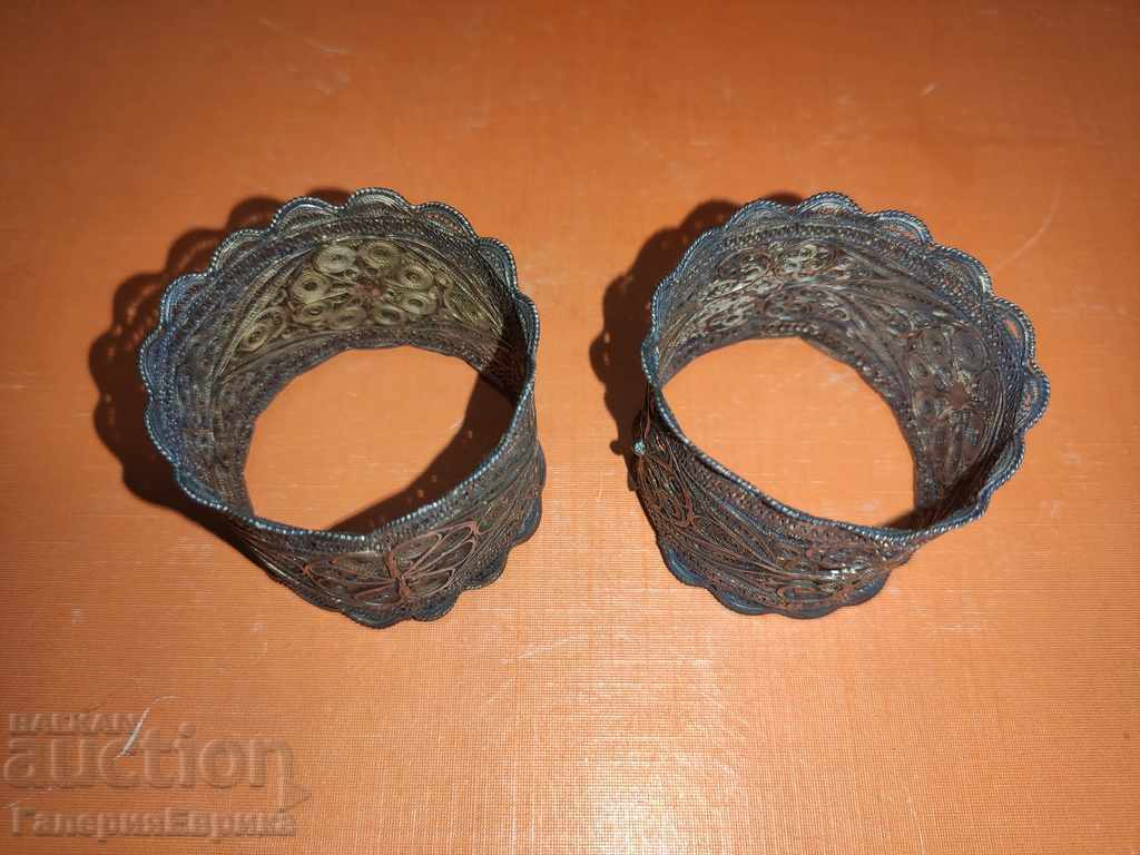 Delivery of Napkins 2 pcs. silver Revival filigree Delivery of Napkins 2 pcs. silver Revival filigree