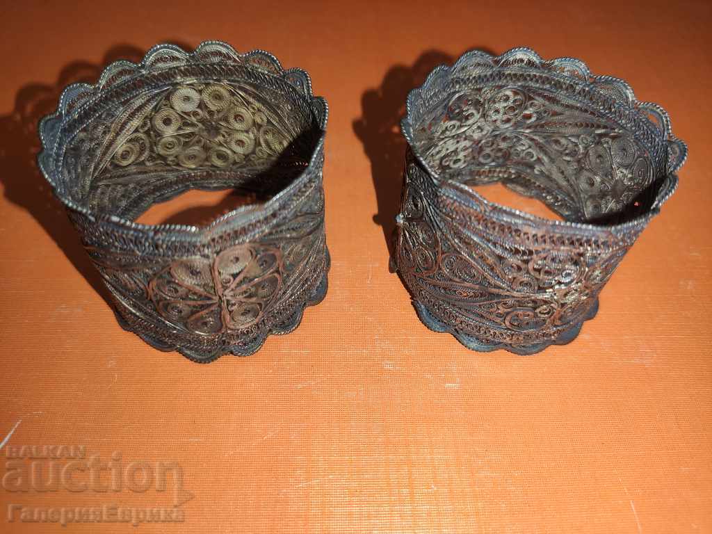 Napkins 2 pcs. silver Revival filigree - 5 Napkins 2 pcs. silver Revival filigree - 5