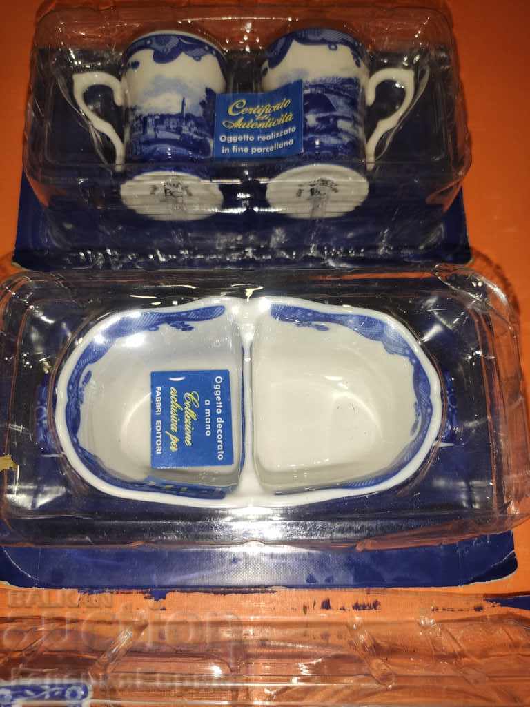 Auction Coffee set Blue collection Auction Coffee set Blue collection