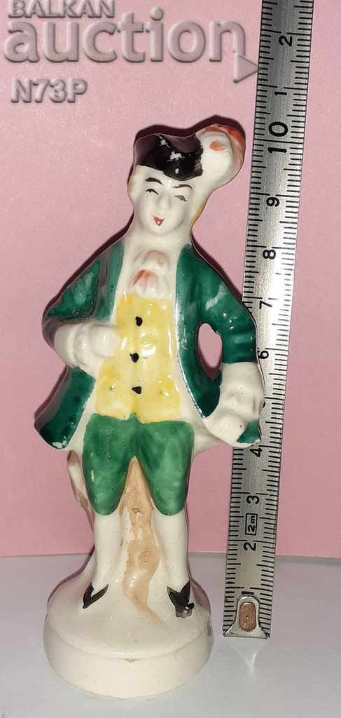 OLD PORCELAIN FIGURE. HAND-PAINTED. - 5