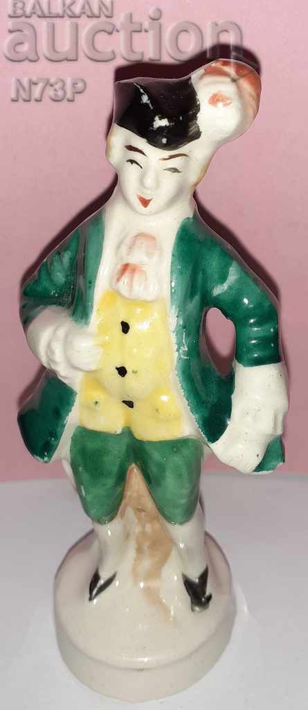 OLD PORCELAIN FIGURE. HAND-PAINTED. - 6