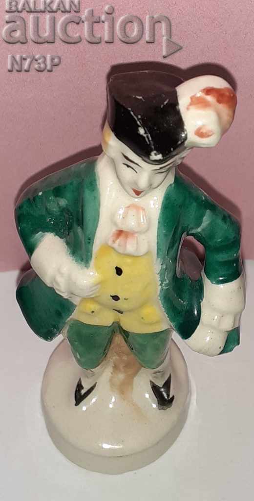 OLD PORCELAIN FIGURE. HAND-PAINTED. - 7