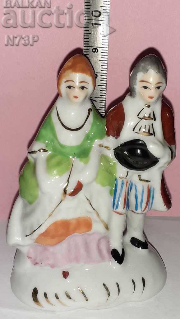 OLD PORCELAIN FIGURE. HAND-PAINTED. - 5 OLD PORCELAIN FIGURE. HAND-PAINTED. - 5