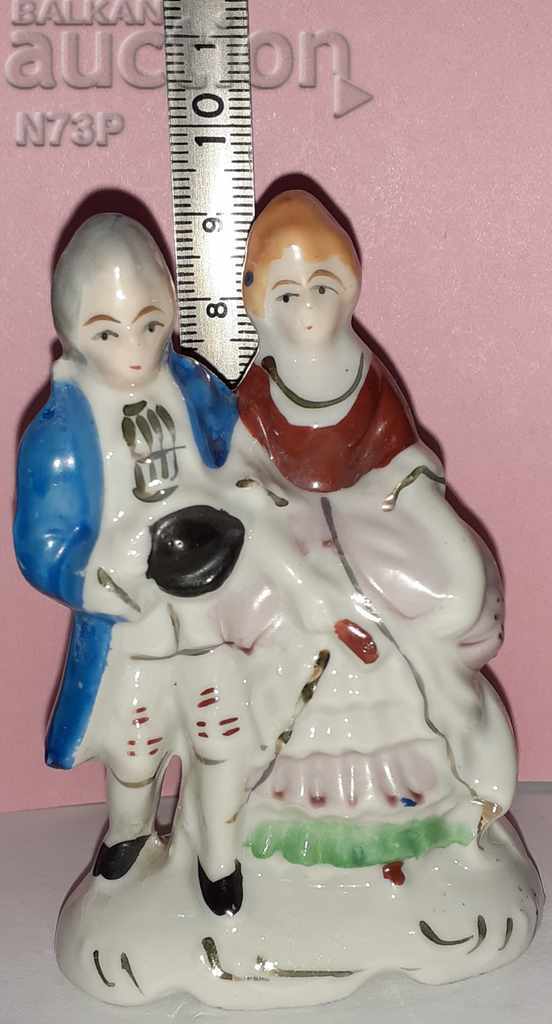 OLD PORCELAIN FIGURE. HAND-PAINTED. - 5 OLD PORCELAIN FIGURE. HAND-PAINTED. - 5