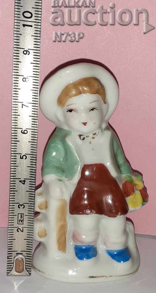 OLD PORCELAIN FIGURE. HAND-PAINTED. - 5 OLD PORCELAIN FIGURE. HAND-PAINTED. - 5