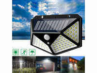 Solar floodlight with 114 LED diodes for wall with PIR sensor