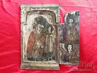 Very Old Icon Triptych 18th-19th Century