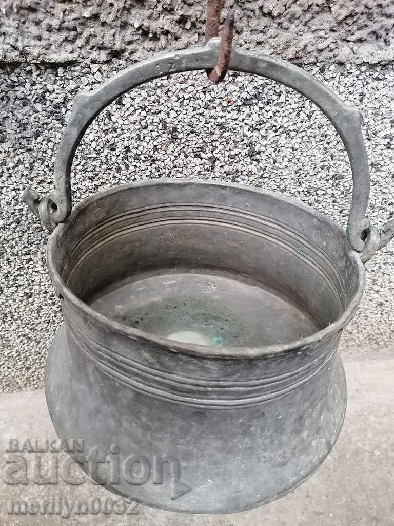 Tinned coin, cauldron, copper, copper vessel - 6 Tinned coin, cauldron, copper, copper vessel - 6