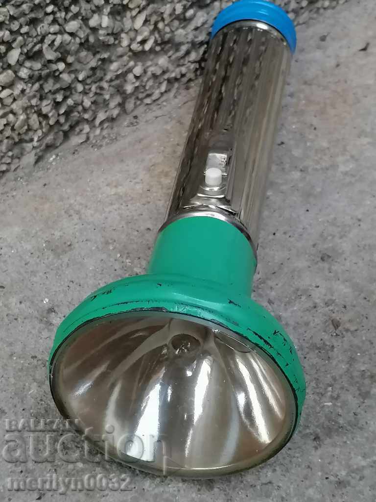 German searchlight lantern flashlight lamp from the time of the sotsa GDR with price 43.00 BGN | € 21.99 German searchlight lantern flashlight lamp from the time of the sotsa GDR with price 43.00 BGN | € 21.99