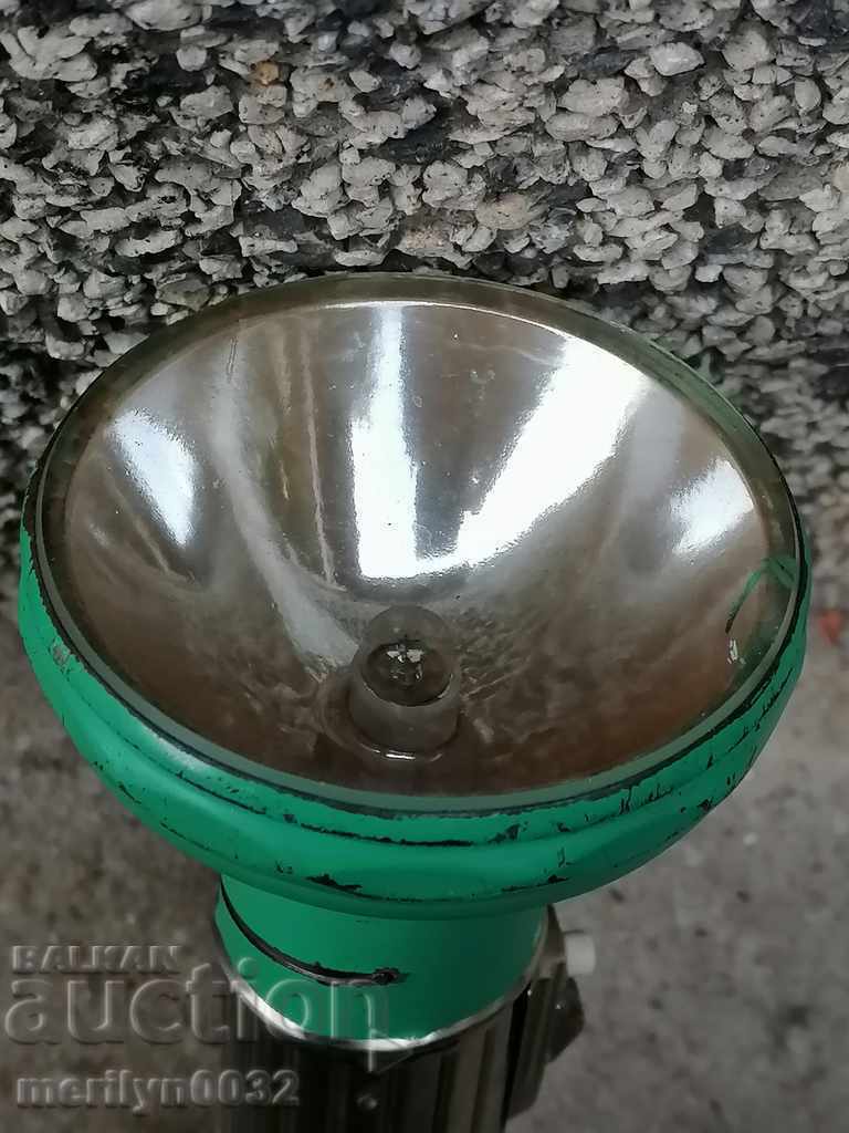 German searchlight lantern flashlight lamp from the time of the sotsa GDR - 6 German searchlight lantern flashlight lamp from the time of the sotsa GDR - 6