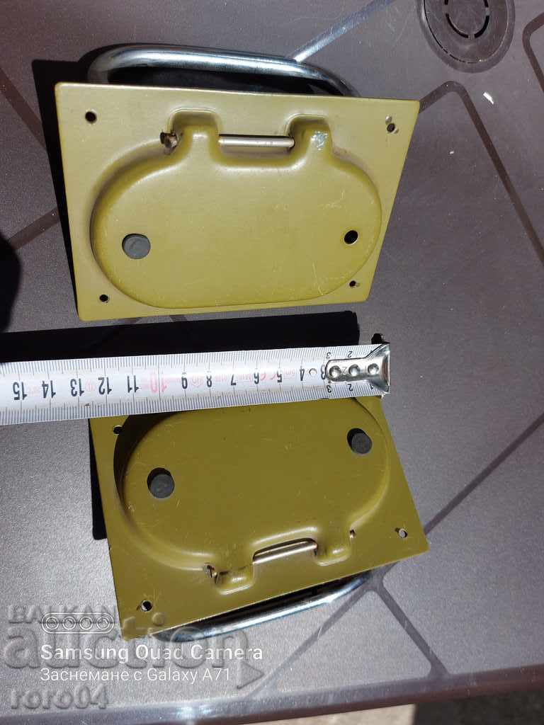 HANDLES - ARMY BOX - NEW - 5 HANDLES - ARMY BOX - NEW - 5