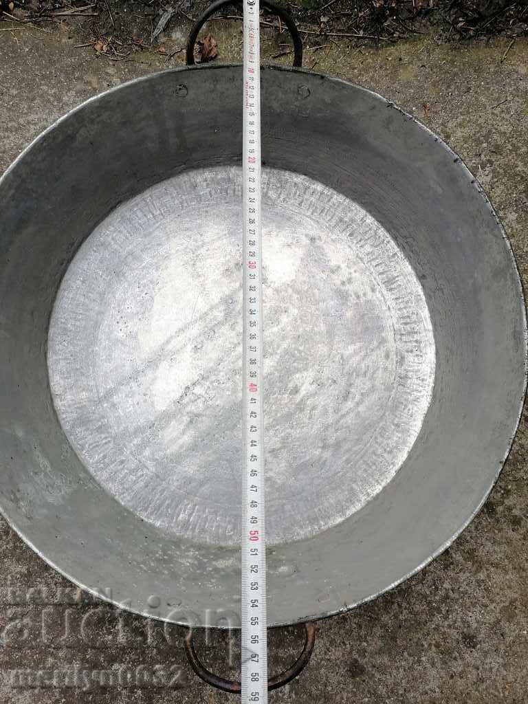 Old LARGE copper pan, sahan, copper, tray, pan - 6 Old LARGE copper pan, sahan, copper, tray, pan - 6