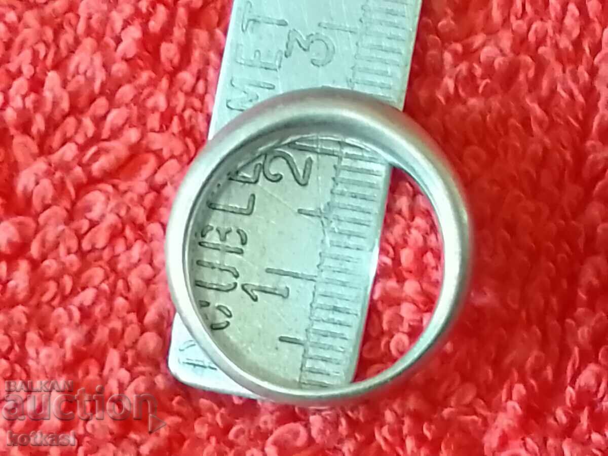 Παλαιό ασημένιο δαχτυλίδι με σήμανση - 6 Παλαιό ασημένιο δαχτυλίδι με σήμανση - 6