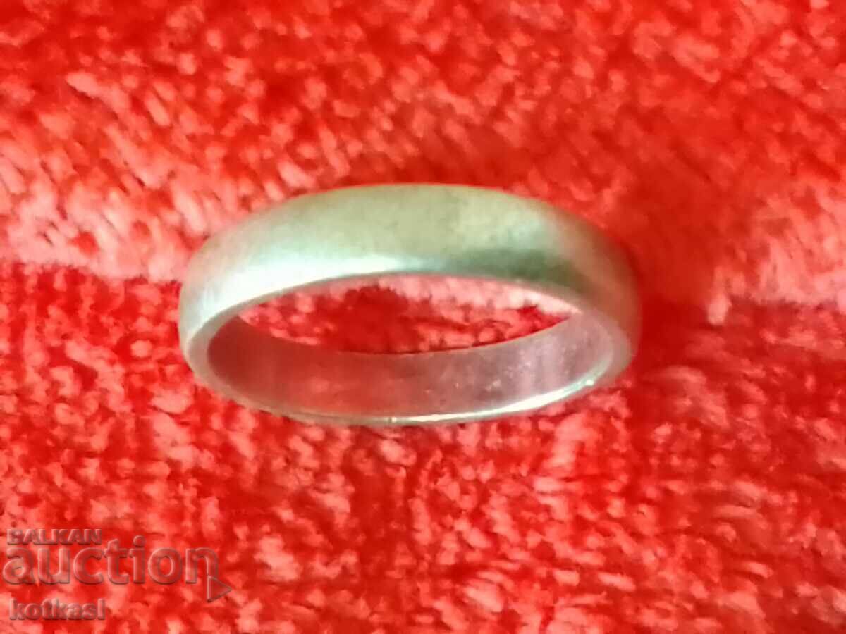 Licitație Inel argint vechi verigheta marcaje 925