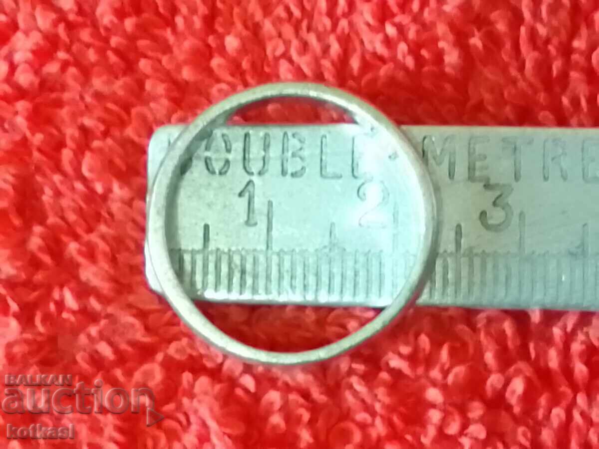 Livrarea Inel argint vechi verigheta marcaje 925