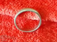 Стар сребърен пръстен халка маркировки 925