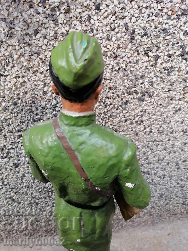 Auction Sculpture Sergeant with Spagen socialist realism People's Republic of Bulgaria BNA Auction Sculpture Sergeant with Spagen socialist realism People's Republic of Bulgaria BNA