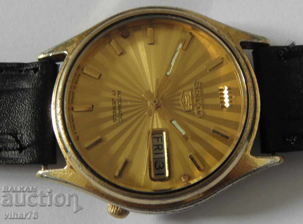 Auction MALE RED MODEL-SEIKO-SEIKO 5 Auction MALE RED MODEL-SEIKO-SEIKO 5