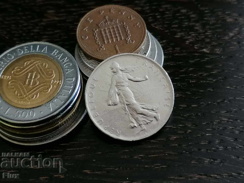 Coin - France - 1 franc 1968 with price 0.70 BGN | € 0.36 Coin - France - 1 franc 1968 with price 0.70 BGN | € 0.36